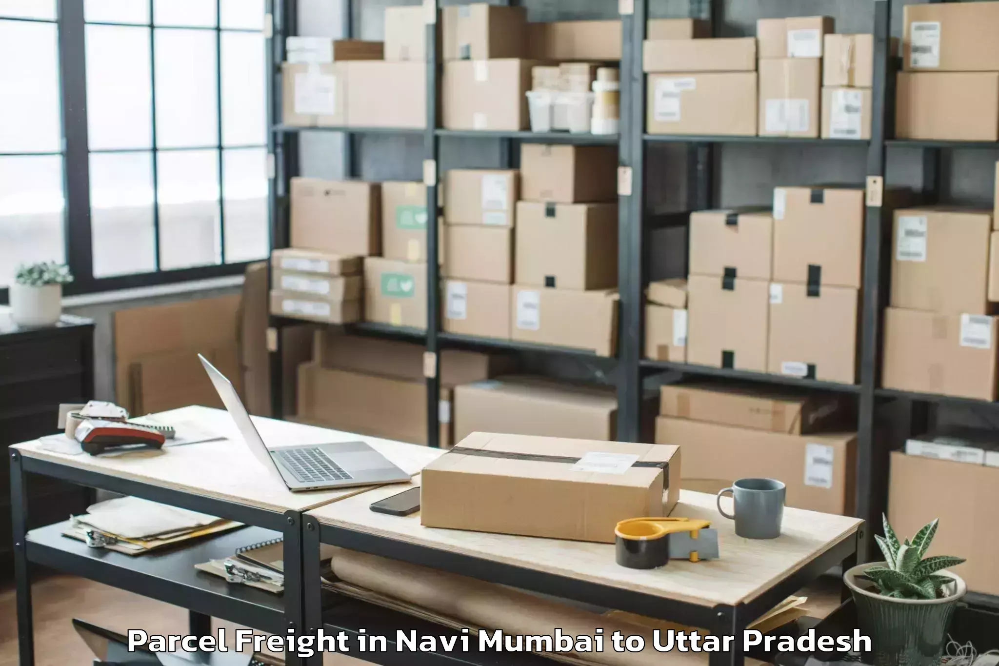 Affordable Navi Mumbai to Iit Varanasi Parcel Freight